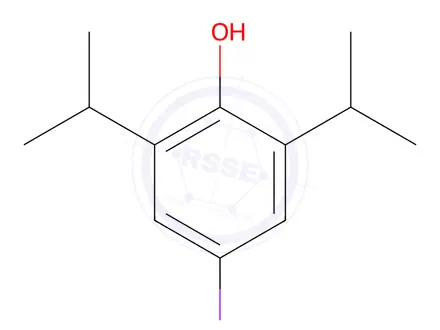 Chemical structure of 4-Iodo-2,6-bis(isopropyl)phenol