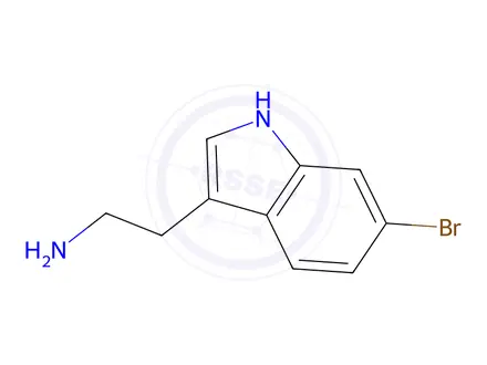 Chemical structure of 2-(6-Bromo-1h-indol-3-yl)ethanamine