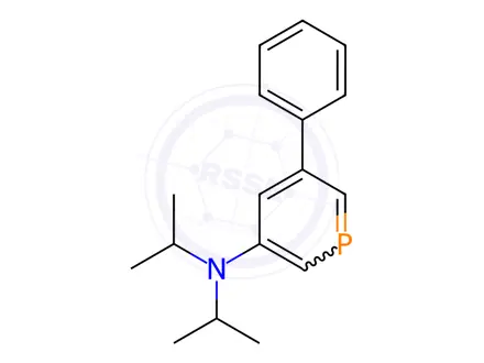 Chemical structure of N,N-Diisopropyl-5-phenylphosphinin-3-amine