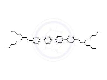 Chemical structure of 4,4'''-Bis((2-butyloctyl)oxy)-1,1':4',1'':4'',1'''-quaterphenyl