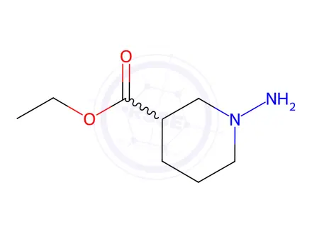 Chemical structure of Ethyl 1-aminopiperidine-3-carboxylate