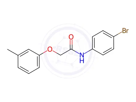 Chemical structure of N-(4-Bromophenyl)-2-(m-tolyloxy)acetamide