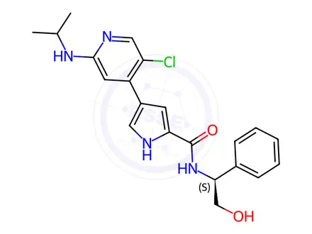 Chemical structure of Ulixertinib Impurity 11
