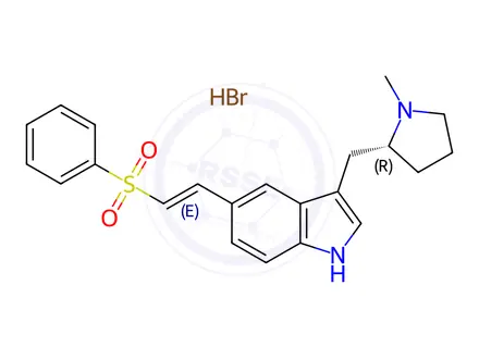 Chemical structure of Eletriptan Related Compound A