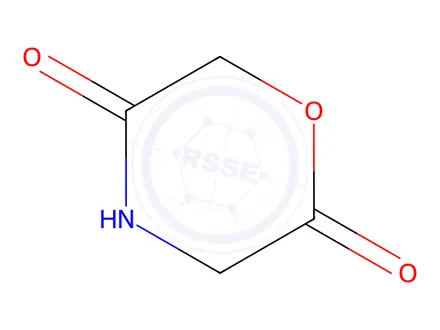 Chemical structure of MORPHOLINE-2,5-DIONE