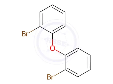 Chemical structure of 2,2'-Dibromodiphenyl Ether