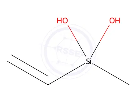 Chemical structure of methylvinylsilanediol
