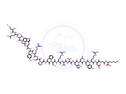 Chemical structure of Myelin Oligodendrocyte Glycoprotein Peptide (35-55)