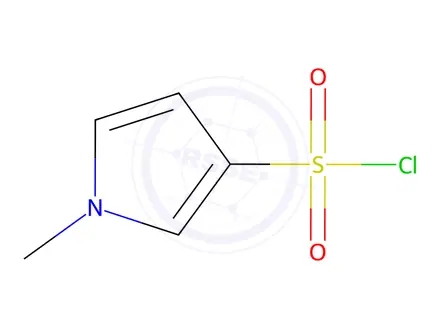 Chemical structure of 1-Methyl-1H-pyrrole-3-sulfonyl chloride