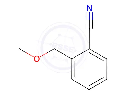 Chemical structure of 2-(Methoxymethyl)benzonitrile