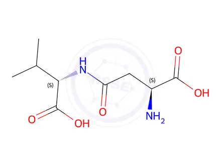 Chemical structure of L-βAsp-L-Val-OH