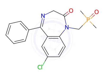 Chemical structure of Fosazepam