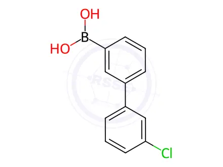 Chemical structure of (3'-Chloro-[1,1'-biphenyl]-3-yl)boronic Acid