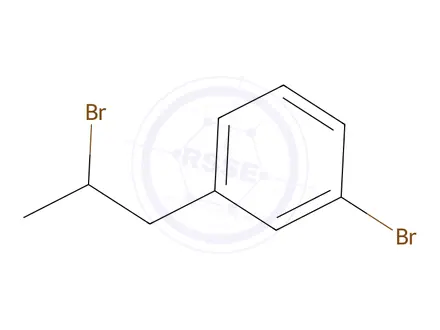 Chemical structure of 1-Bromo-3-(2-bromopropyl)benzene