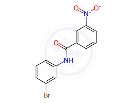 Chemical structure of N-(3-Bromophenyl)-3-nitrobenzamide