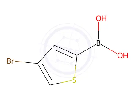 Chemical structure of (4-bromothiophen-2-yl)boronic acid