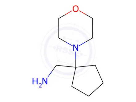 Chemical structure of [1-(morpholin-4-yl)cyclopentyl]methanamine