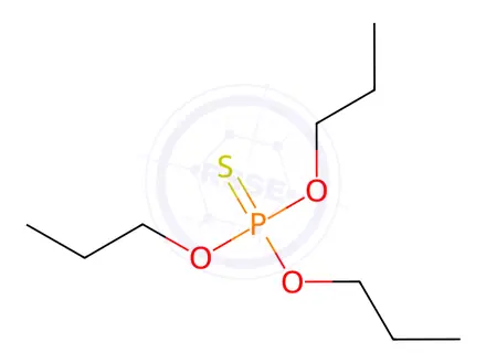 Chemical structure of O,O,O-TRIPROPYL THIOPHOSPHATE