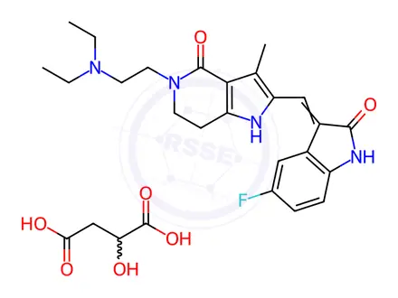 Chemical structure of Famitinib Malate