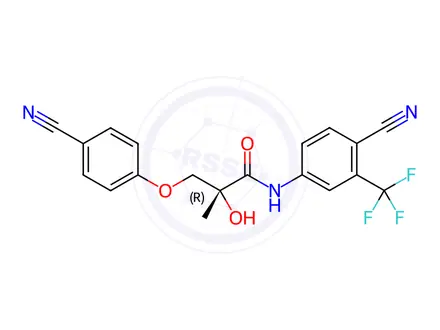 Chemical structure of (R)-Ostarine