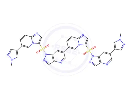 Chemical structure of Glumetinib Impurity 8