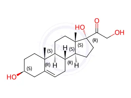 Chemical structure of Pregnenolone Impurity 3