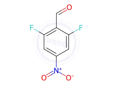 Chemical structure of 2,6-Difluoro-4-nitrobenzaldehyde