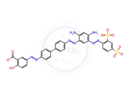 Chemical structure of Direct Brown 79