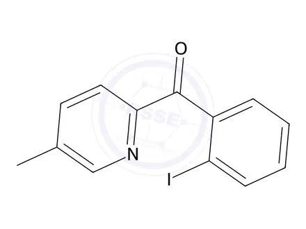Chemical structure of (2-Iodophenyl)(5-methylpyridin-2-yl)methanone