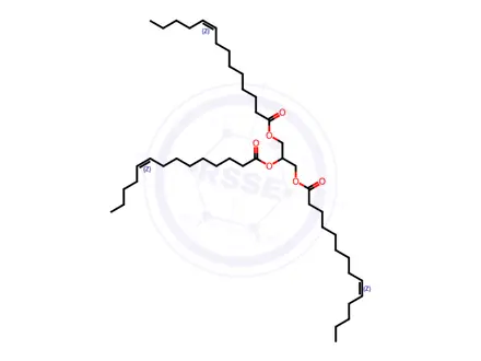 Chemical structure of Tritetradecenoin