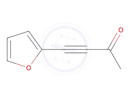 Chemical structure of 3-Butyn-2-one, 4-(2-furanyl)-(9CI)