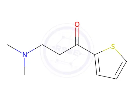 Chemical structure of 3-Dimethylamino-1-(2-thienyl)-1-propanone