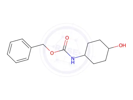 Chemical structure of cis-Benzyl-4-hydroxycyclohexylcarbaMate