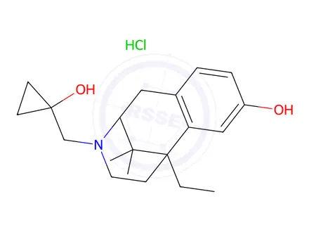 Chemical structure of (-)-Bremazocine Hydrochloride