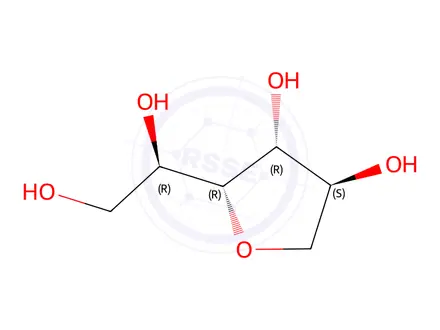 Chemical structure of 1,4-ANHYDRO-D-GLUCITOL