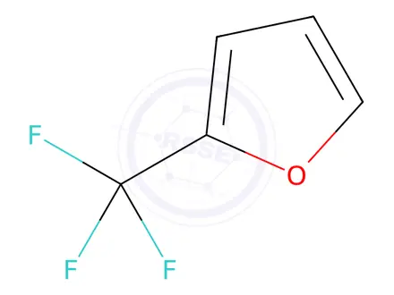 Chemical structure of Furan, 2-(trifluoromethyl)-