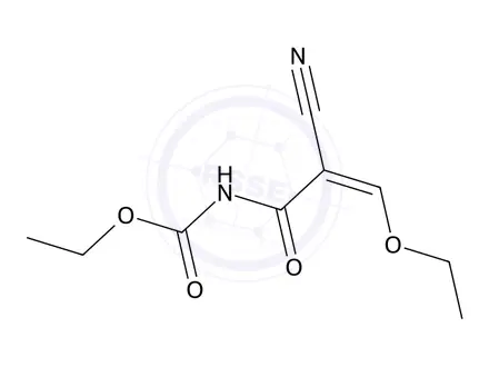 Chemical structure of Ethyl (2-Cyano-3-ethoxyacryloyl)carbamate