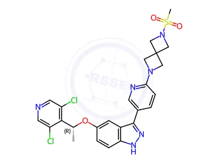 Chemical structure of Dabogratinib
