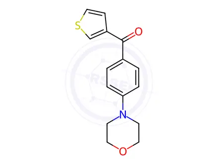Chemical structure of (4-Morpholinophenyl)(thiophen-3-yl)methanone