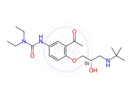 Chemical structure of (S)-Celiprolol