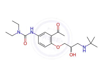 Chemical structure of Celiprolol