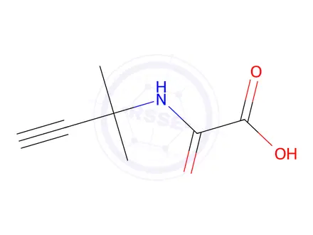 Chemical structure of 2-((2-Methylbut-3-yn-2-yl)amino)-2-oxoacetic acid