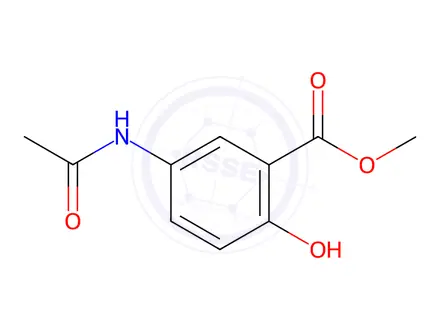 Chemical structure of Methyl 5-(Acetylamino)-2-hydroxybenzoate