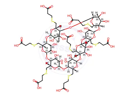 Chemical structure of Sugammadex Sodium Impurity 15 Monomer
