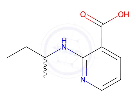 Chemical structure of 2-(sec-Butylamino)nicotinic acid