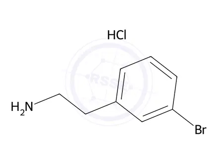 Chemical structure of 2-(3-BROMOPHENYL)ETHANAMINE HCL