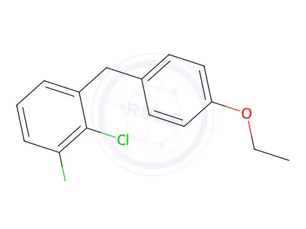 Chemical structure of Canagliflozin Impurity 74