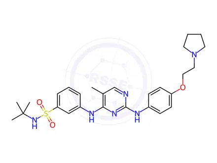 Chemical structure of Fedratinib Hydrochloride Hydrate