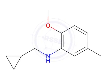 Chemical structure of n-(Cyclopropylmethyl)-2-methoxy-5-methylaniline