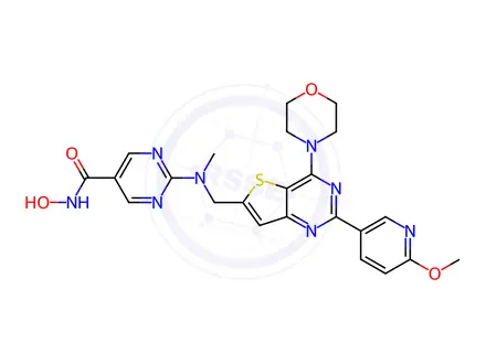 Chemical structure of Fimepinostat